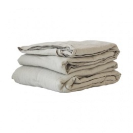 Table Cloth Linen 160x330 - Warm Grey